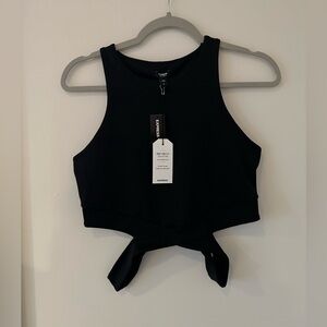 Express Body Contour Cutout Crop Top